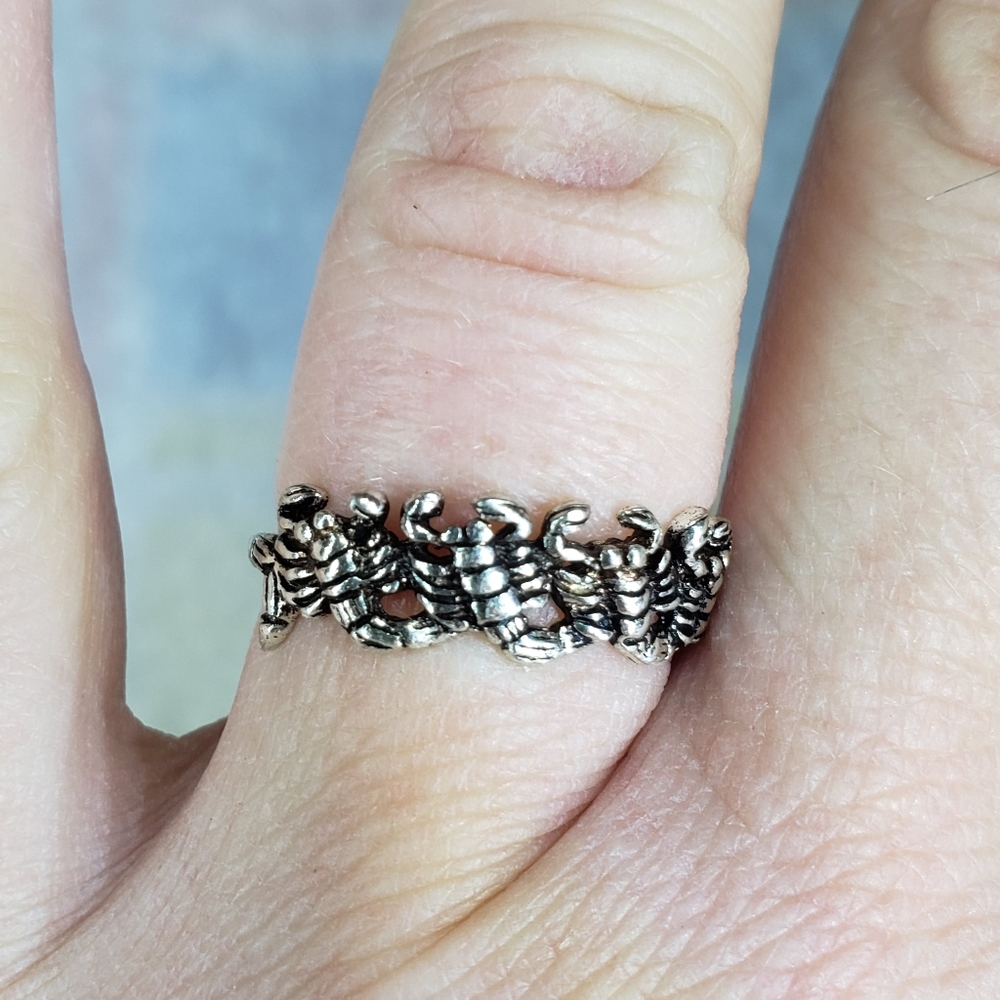 Hallmarked 925 Scorpion Ring